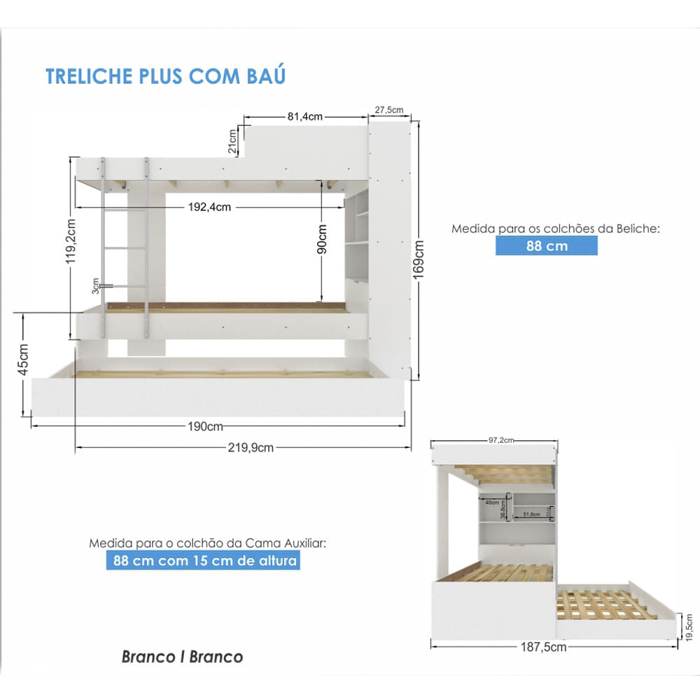 Treliche com Bau Plus Santos Andira