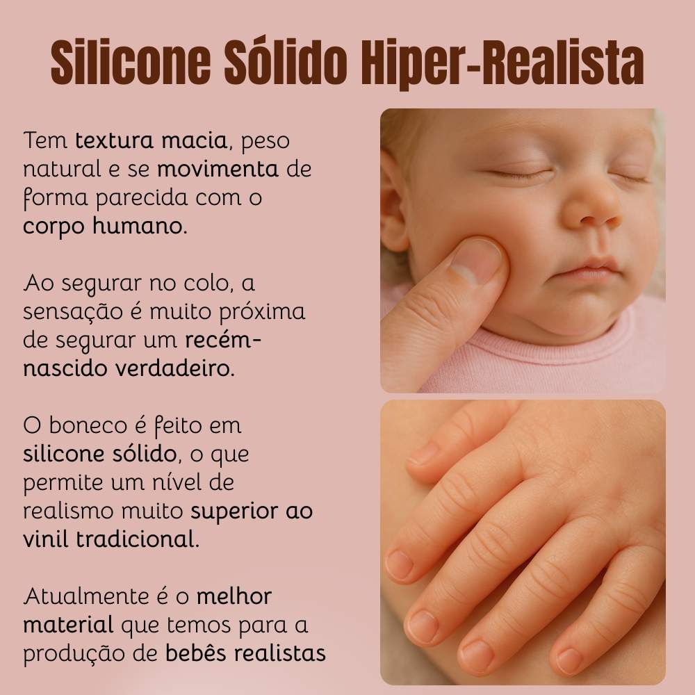 Vitória Bebê Reborn Realista - Silicone Sólido + Frete Grátis