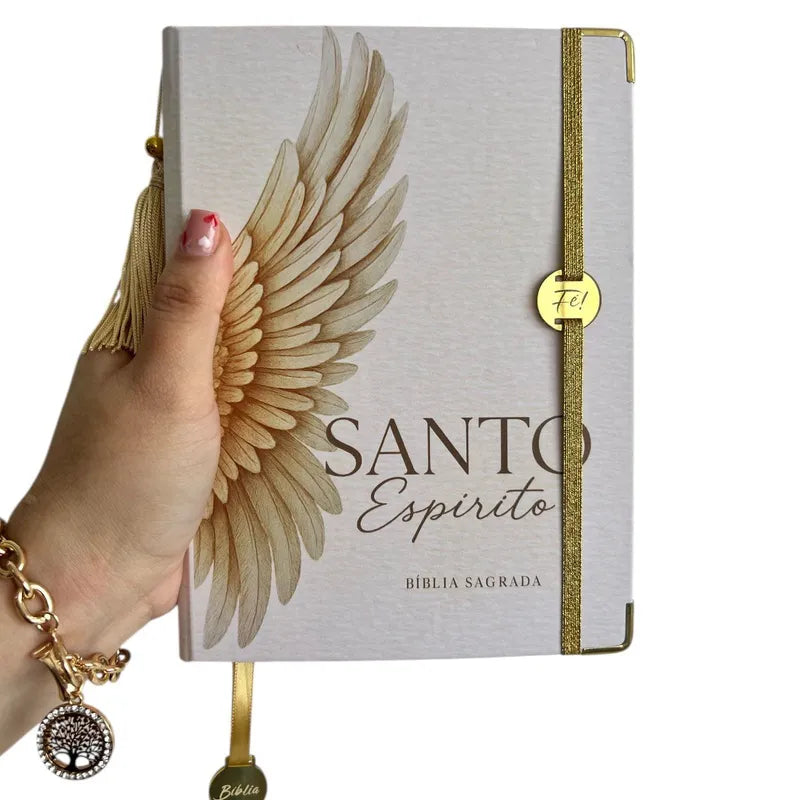 Bíblia Sagrada - Evangélica letra Gigante com abas- Coleção Espírito Santo